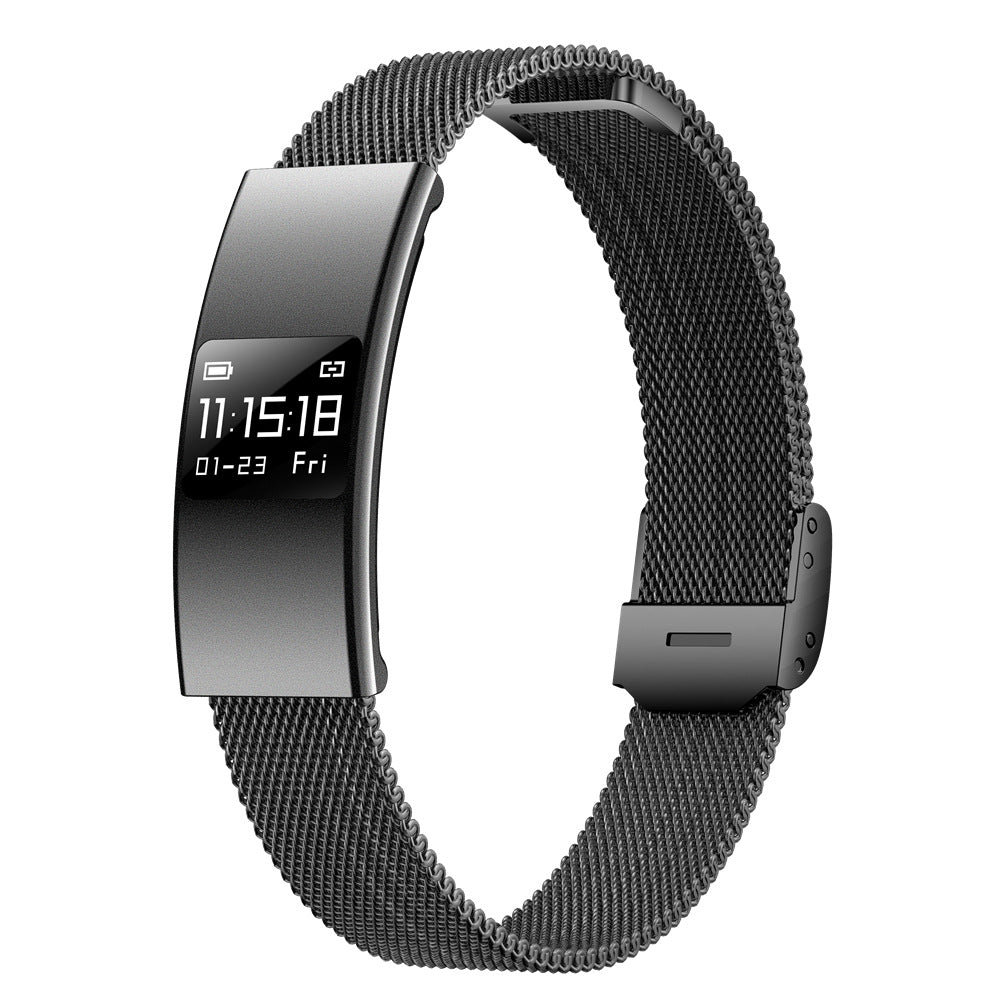 B9 Smart Curved-Screen Heart Rate Health Fitness Fashion Watch