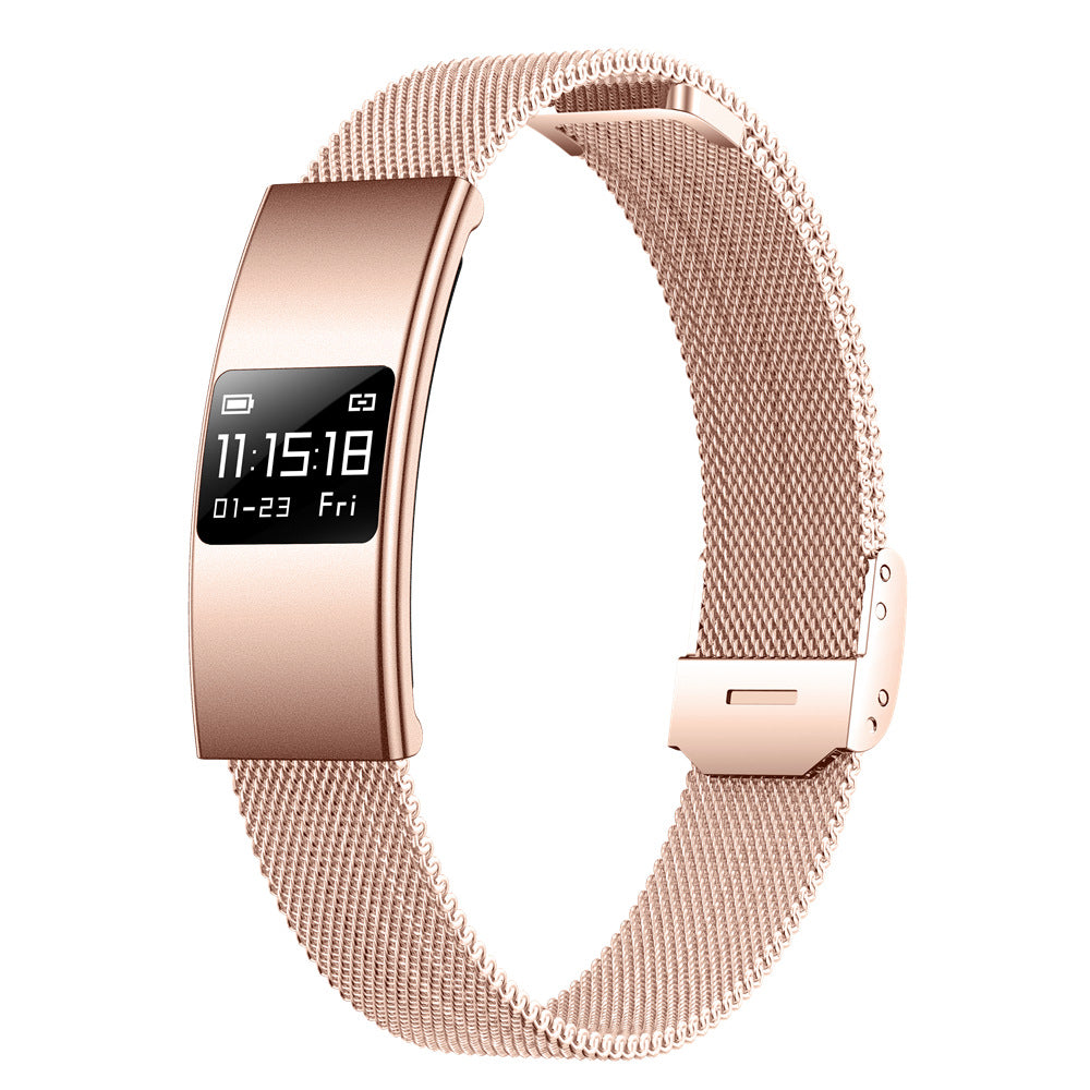 B9 Smart Curved-Screen Heart Rate Health Fitness Fashion Watch