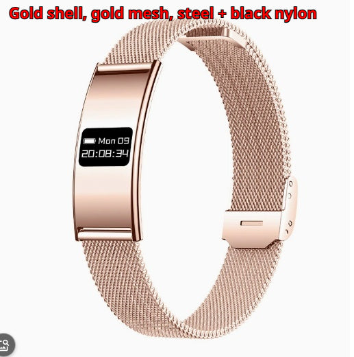 B9 Smart Curved-Screen Heart Rate Health Fitness Fashion Watch