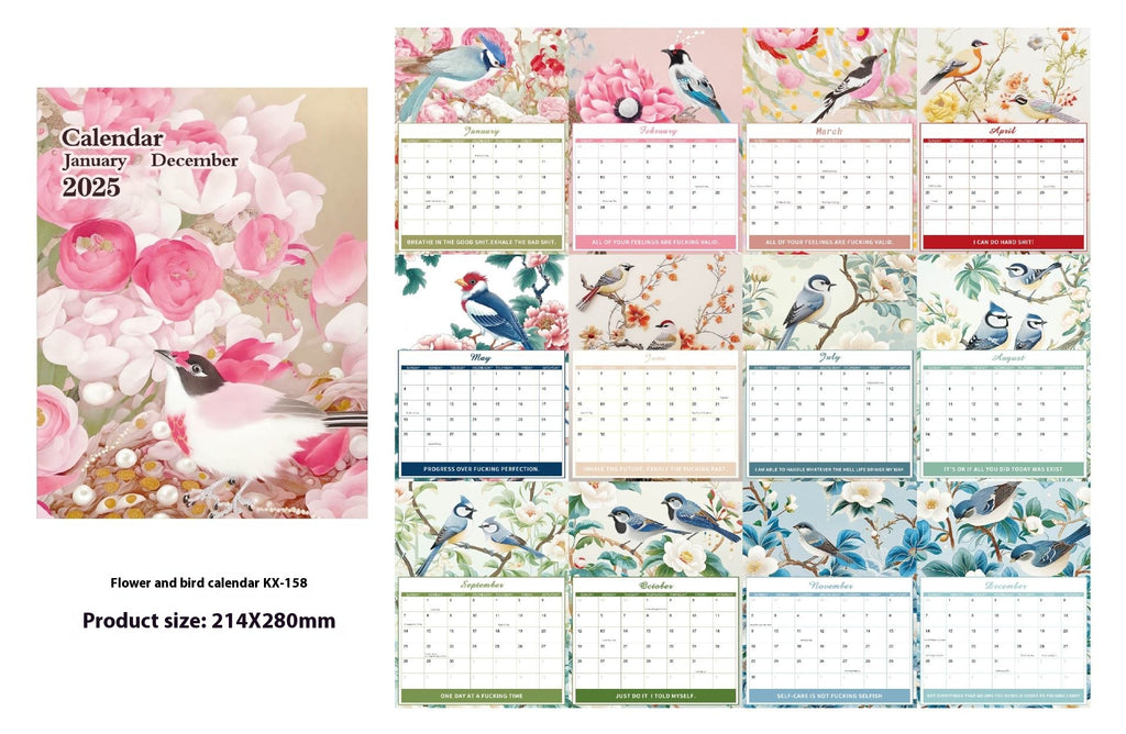 Mental Health Color Calendar Fashion